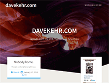 Tablet Screenshot of davekehr.com